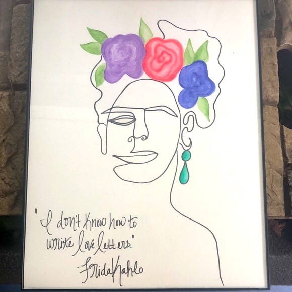 ELE Designs Other - Handpainted Frida Kahlo